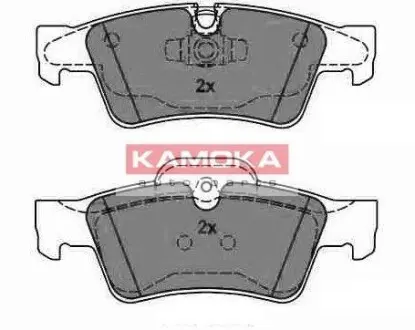 Тормозные колодки дисковые MERCEDES KLASA M (W164) 05-/KLASA GL(X164) 06- KAMOKA JQ1013662
