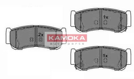 Гальмiвнi колодки дисковi HYUNDA SANTA FE 06- KAMOKA JQ1013820