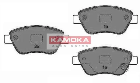 Гальмiвнi колодки дисковi KAMOKA JQ1013840