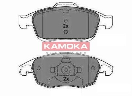 Гальмiвнi колодки дисковi CITROEN BERLINGO 08-/C4 PICASSO 07-/PEUGEOT PARTNER 08- KAMOKA JQ1013942