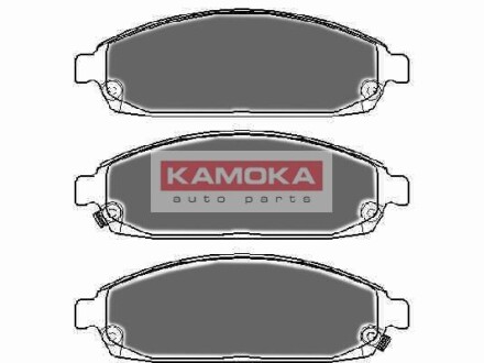 Гальмiвнi колодки дисковi JEEP COMMANDER 05-/GRAND CHEROKEE III 05- KAMOKA JQ1018004