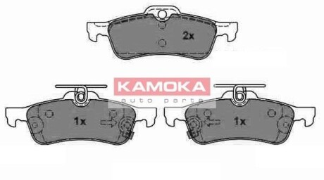 Гальмiвнi колодки дисковi TOYOTA YARIS 06- KAMOKA JQ1018082 (фото 1)