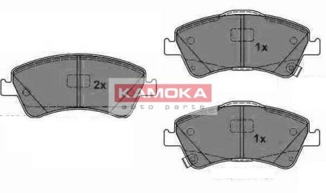 Гальмiвнi колодки дисковi TOYOTA AURIS 07-/COROLLA 07- KAMOKA JQ1018094