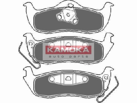 Гальмiвнi колодки дисковi JEEP GRAND CHEROKEE III 05- KAMOKA JQ1018150