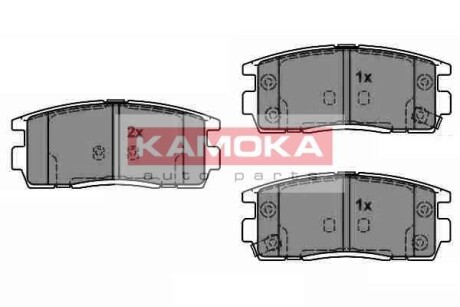 Гальмiвнi колодки дисковi KAMOKA JQ1018370