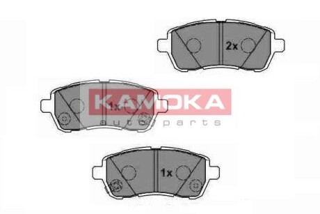 Гальмiвнi колодки дисковi MAZDA 2 07- KAMOKA JQ1018454