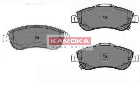 Гальмiвнi колодки дисковi HONDA CR-V III 07- KAMOKA JQ1018456