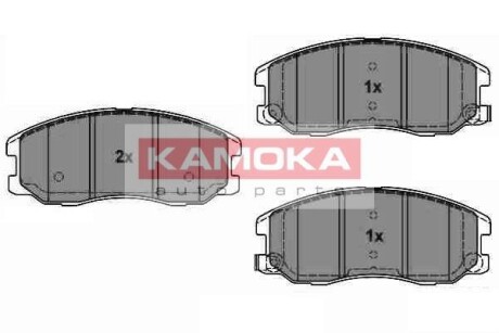 Гальмiвнi колодки дисковi CHEVROLET CAPTIVA 06-/OPEL ANTARA 06- KAMOKA JQ1018616