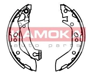 Гальмiвнi колодки барабаннi KAMOKA JQ202034