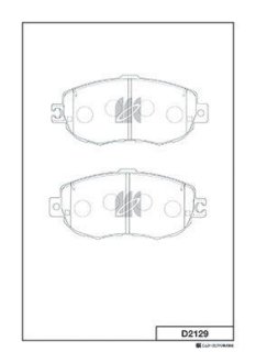 Тормозные колодки KASHIYAMA D2129