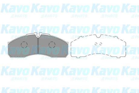 Комплект гальмівних колодок KAVO KBP-6598
