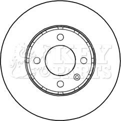 Гальмiвнi диски KEYPARTS KBD5236