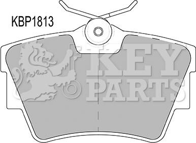 Гальмiвнi колодки дисковi KEYPARTS KBP1813