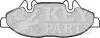 Гальмiвнi колодки дисковi SA KEYPARTS KBP1949 (фото 1)