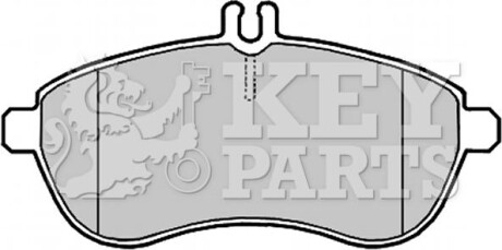 Гальмiвнi колодки дисковi KEYPARTS KBP2008