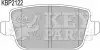 Тормозные колодки дисковые KEYPARTS KBP2122 (фото 1)