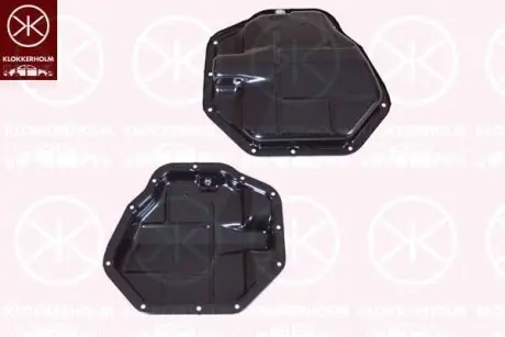 Піддон масляний, нижня частина, металевий KLOKKERHOLM 6041476