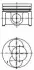 Поршень VW 1,9SDI 79,50 STD AYQ 1-2 циліндр KOLBENSCHMIDT 40092700 (фото 1)