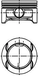 Поршень OPEL 73,65 KOLBENSCHMIDT 40386610 (фото 1)