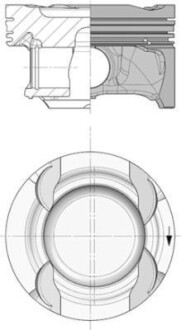 Поршень двигателя MB OM83,00 M274 KOLBENSCHMIDT 40856600 (фото 1)