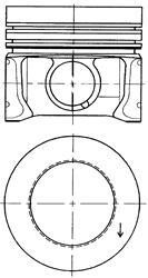 Поршень KOLBENSCHMIDT 41095610 (фото 1)