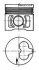 Поршень 79.5 STD VW/Audi 1.9D/2.4D KOLBENSCHMIDT 91 386 600 (фото 1)