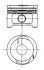 Поршень двигателя VW ABD 1,4B 75,00 STD KOLBENSCHMIDT 92228600 (фото 1)