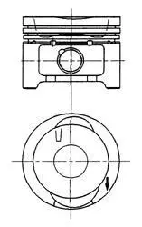 Поршень двигателя VW ABD 1,4B 75,00 STD KOLBENSCHMIDT 92228600