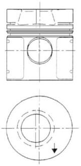 Поршень MB 609-817 OM364/366 (97.5mm-STD) KOLBENSCHMIDT 93 951 600