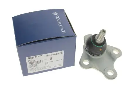 Шарова опора передня лів./прав. DACIA DUSTER RENAULT ARKANA I, KAPTUR 1.0-2.0 03.16- LEMFORDER 42281 01