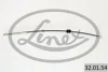 Трос ручника (передній) Opel Corsa 00-09 (L=330mm) LINEX 32.01.54 (фото 2)
