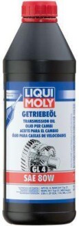 ОЛИВА ТРАНСМIСIЙНА GETRIEBEOIL GL4 80W 1Л LIQUI MOLY 1020