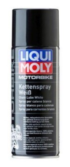 МАСТИЛО БІЛЕ ДЛЯ ЛАНЦЮГІВ МОТОЦИКЛІВ MOTORBIKE KETTENSPRAY WEISS 0,4Л LIQUI MOLY 1591 (фото 1)