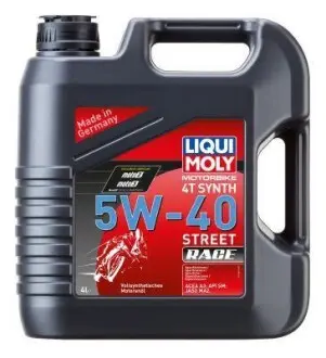 Масла моторные Motorbike 4T Synth 5W-40 Street Race LIQUI MOLY 1685