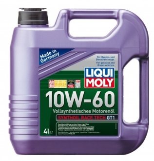 Олива моторна Synthoil Race Tech gt1 10W-60, 4л. LIQUI MOLY 7535