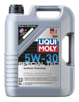 Олива моторна Special Tec 5W-30, 5л. LIQUI MOLY 9509 (фото 1)