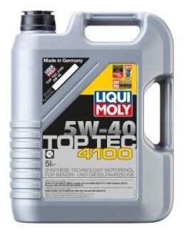 Масла моторные Top Tec 4100 5W-40 5л LIQUI MOLY 9511