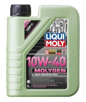 ОЛИВА МОТОРНА MOLYGEN NEW GENERATION 10W-40 1Л LIQUI MOLY 9955