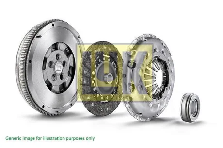 Демпфер + комплект зчеплення +вижимний Audi A4 2.0 TDI 07-16 LuK 600 0156 00