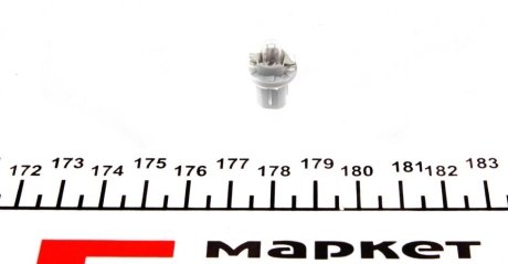 Автолампа B2,4W B8,3d 1,2 W прозрачная MAGNETI MARELLI 003734100000 (фото 1)