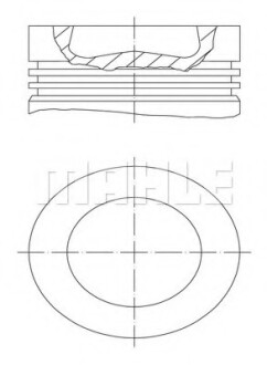 Поршень MAHLE / KNECHT 028 PI 00100 002