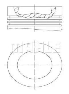 Поршень MAHLE / KNECHT 028 PI 00116 002