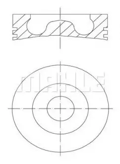 Поршень MAHLE / KNECHT 039PI00113000