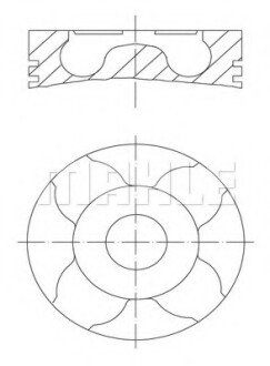 Поршень MAHLE / KNECHT 0400630