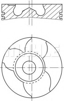 Поршень MAHLE / KNECHT 151 10 00