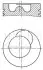 Поршень 5000014401, 5000666861 MAHLE / KNECHT 2094100 (фото 1)