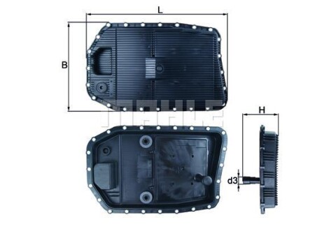 Фильтр гидравлический MAHLE / KNECHT HX 154