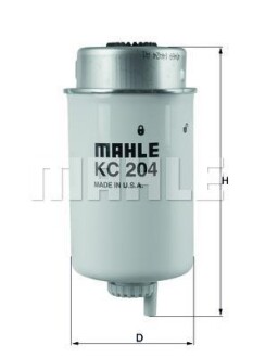 Фильтр топливный MAHLE / KNECHT KC 204