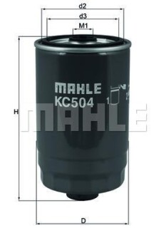 Фільтр паливний MAHLE / KNECHT KC 504