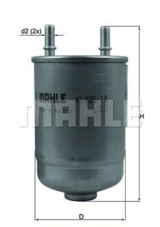 Фільтр паливний MAHLE / KNECHT KL 485/19D